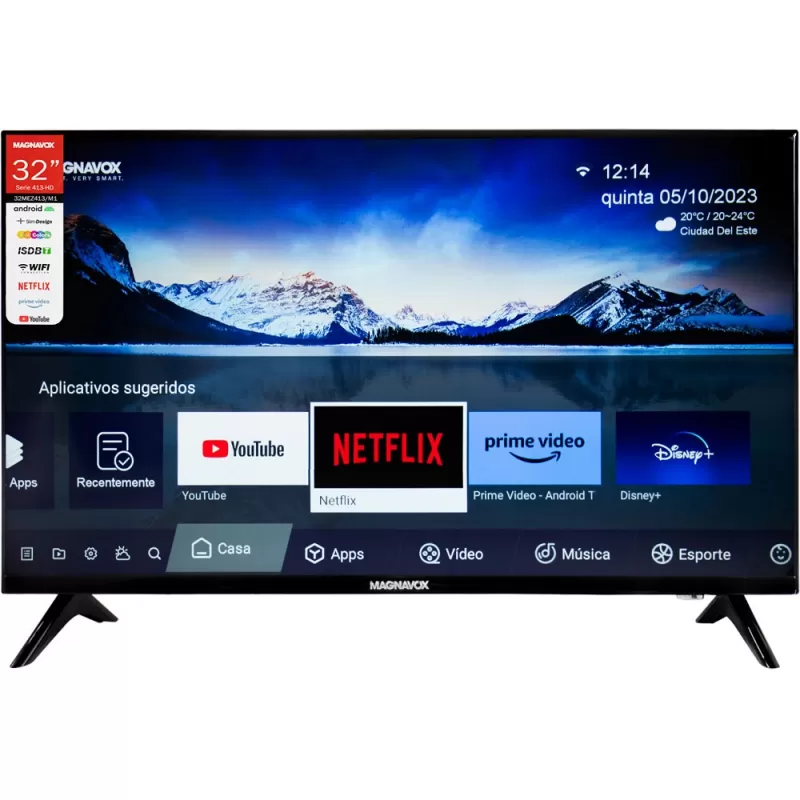 Smart TV LED Magnavox 32" 32MEZ413/M1 HD