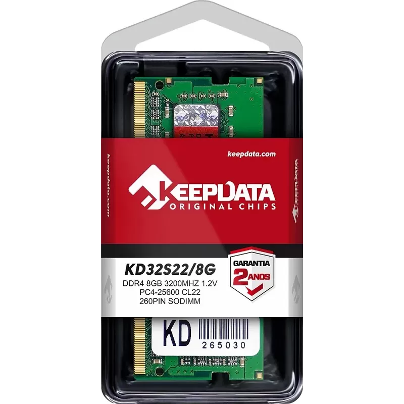 Memoria RAM para Notebook KeepData KD32S22/8G 8GB DDR4 3200MHz