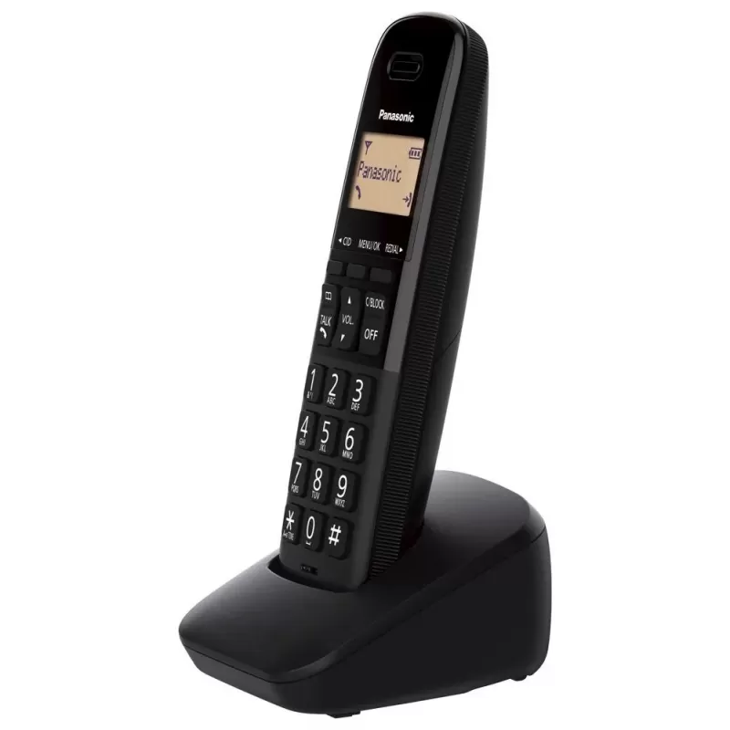 Teléfono Inalámbrino Panasonic KX-TGB310LAB 2V - Negro