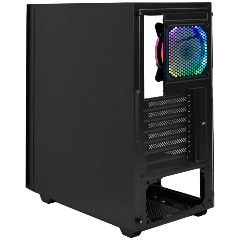 Gabinete Gaming Mtek MK2603 Mid Tower 1Fan RGB - Black