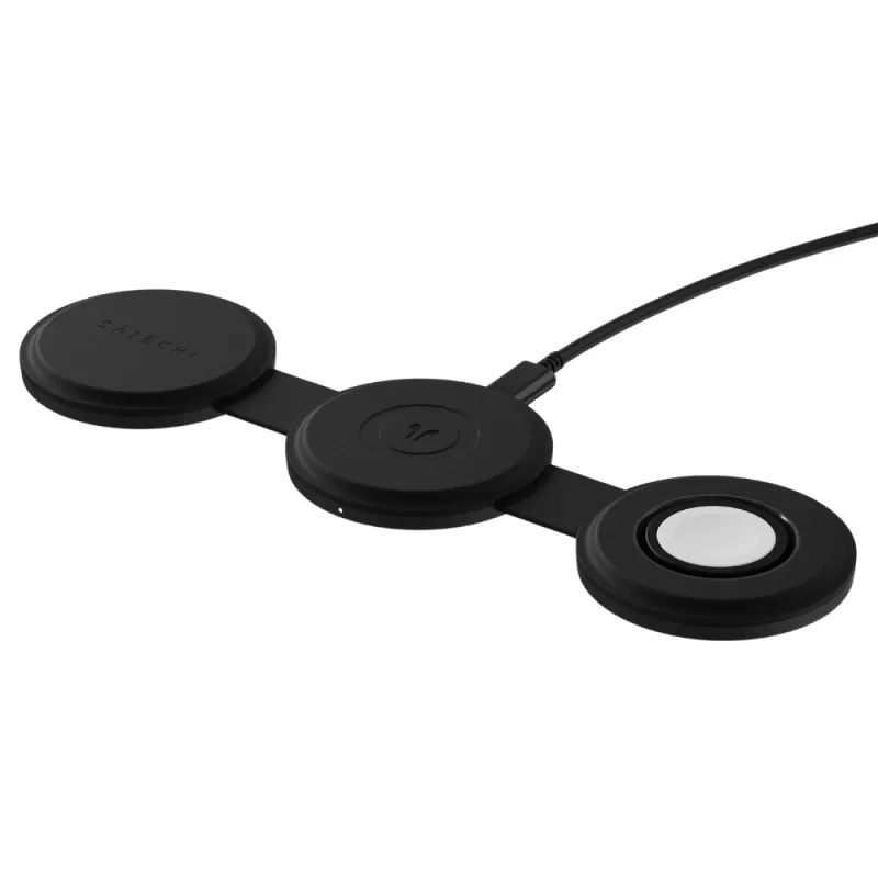Cargador Wireless Satechi ST-QTG31K Onthego 3-En-1 - Black