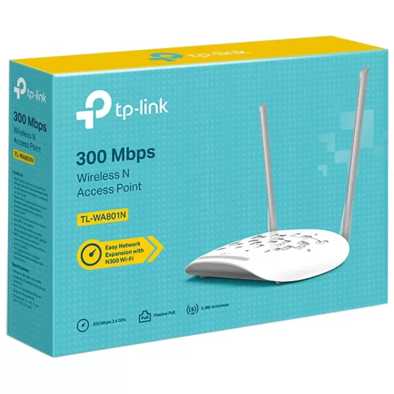 Router Tp-Link TL-WA801N Wireless N 300Mbps - White