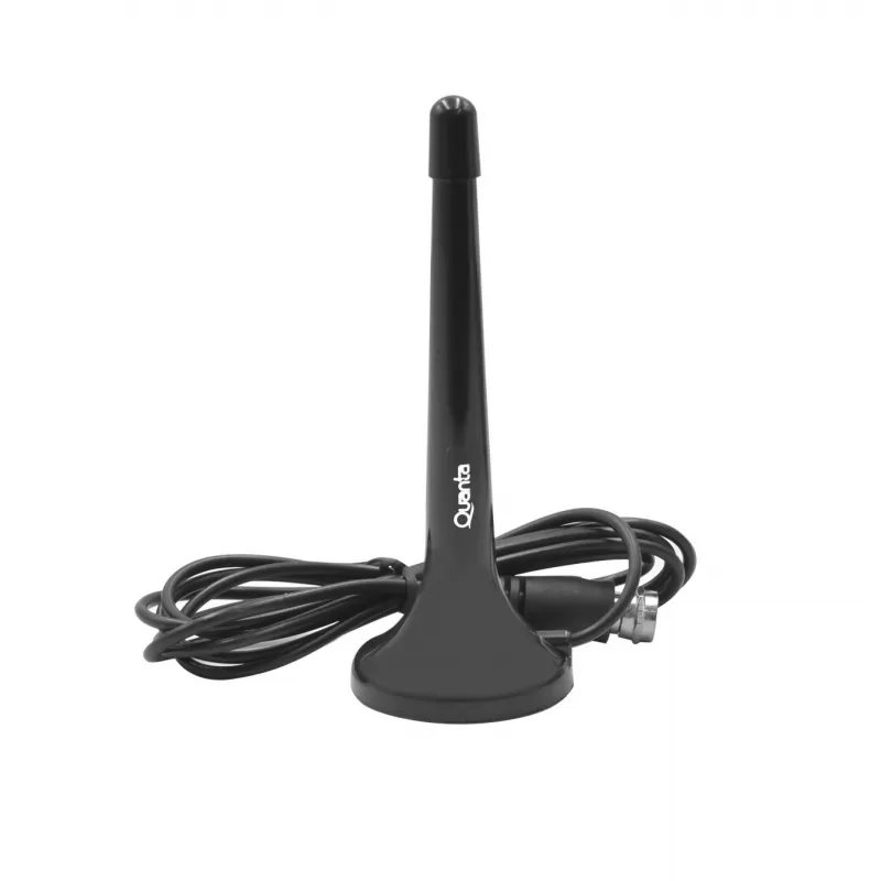 Antena Interna para TV Digital Quanta QTANT0260 - Negro