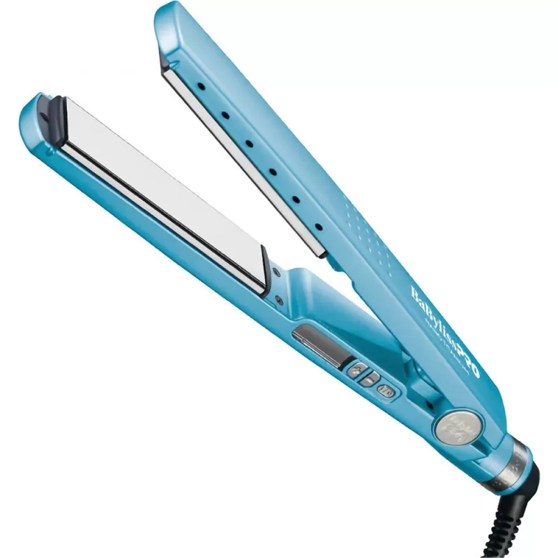 Alisador BaByliss Pro Nano Titanium BNT4091TUZ 2V - Blue