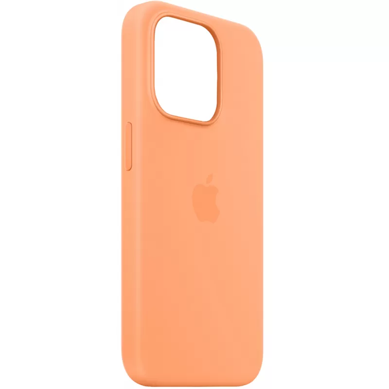 Apple Capa iPhone 15 Pro Silicone Case MT1H3ZM/A with MagSafe - Orange Sorbet