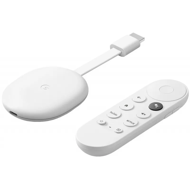 Google Chromecast with Google TV GA01919-US 4K - White