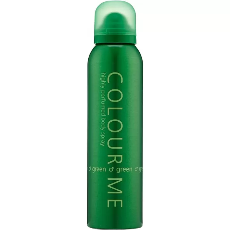 Body Spray Colour Me Green Masculino - 150ml