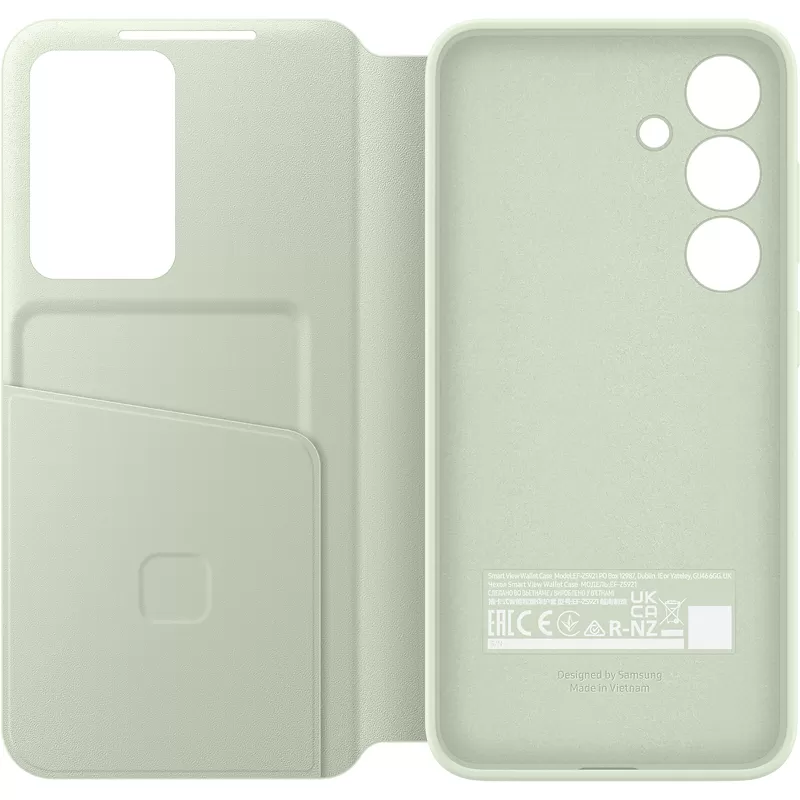 Capa Samsung Galaxy S24 EF-ZS921CGEGWW Smart View Wallet - Light Green