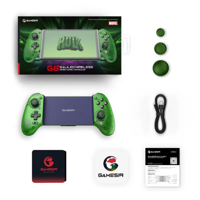 Control GameSir G8+ Galileo Wireless - Marvel Hulk Edition 