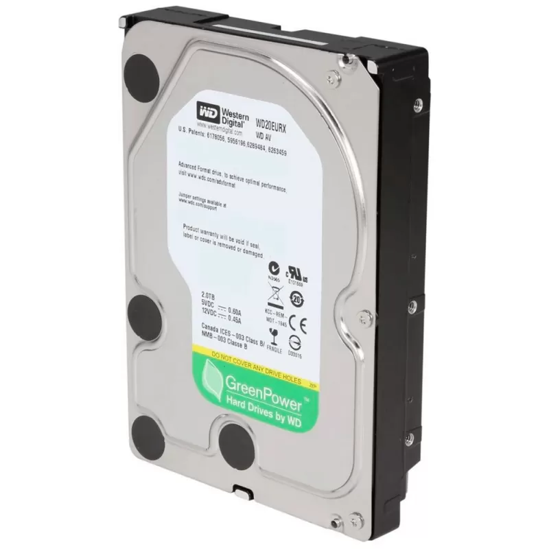 HD Interno SATA III Wersten Digital Pull 2TB 3.5" WD20EURX