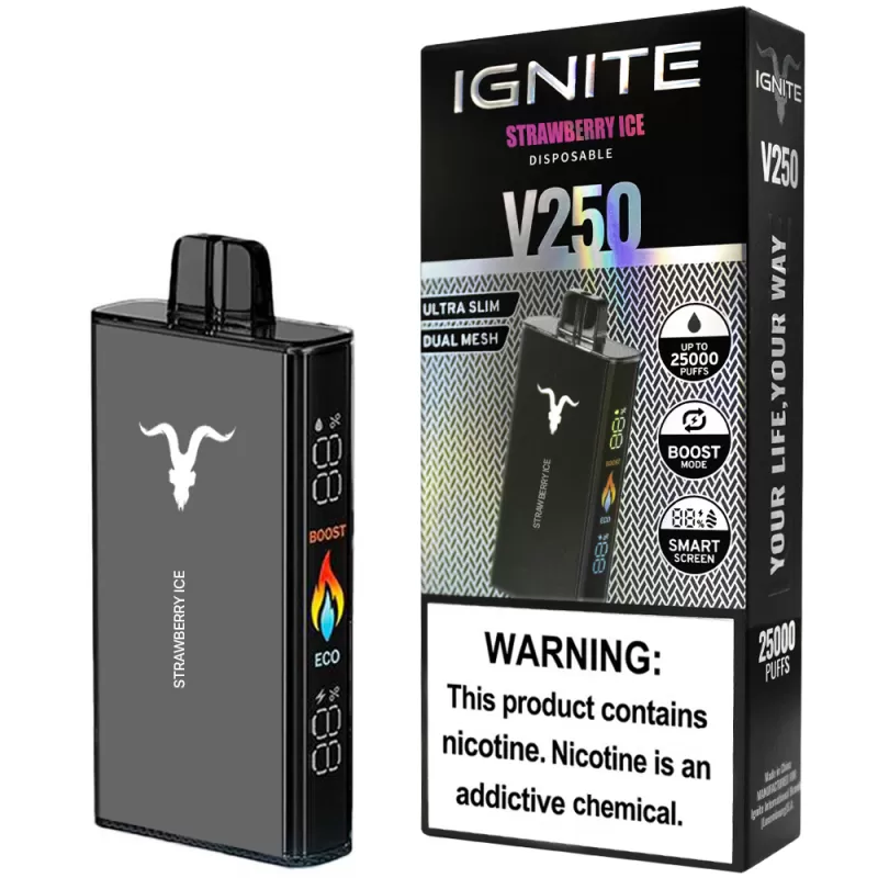 Vaper Descartable Ignite V250 5% Nicotina 25000 Pu...