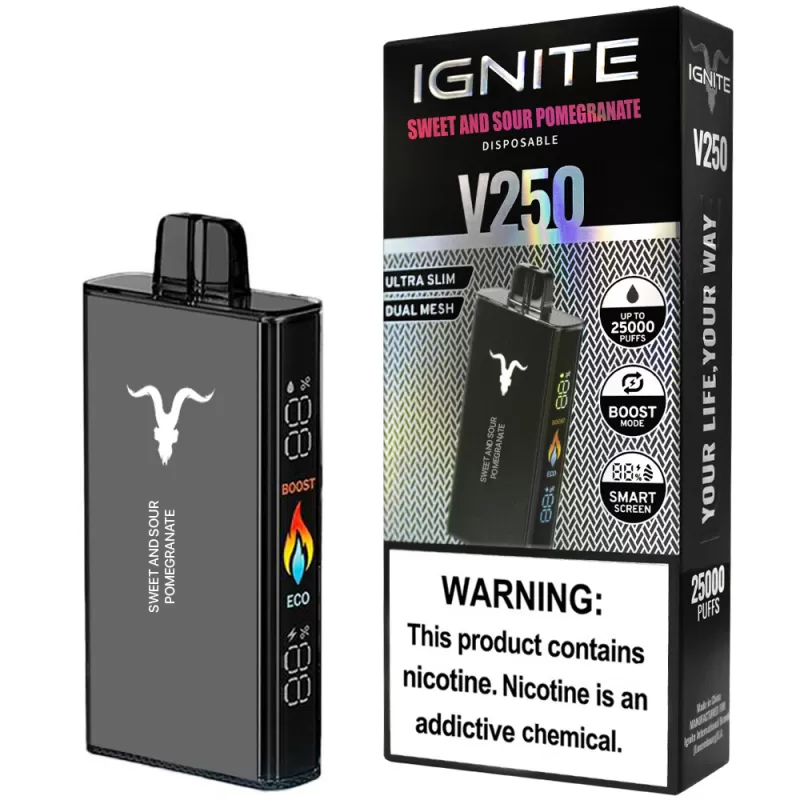 Vaper Descartable Ignite V250 5% Nicotina 25000 Pu...