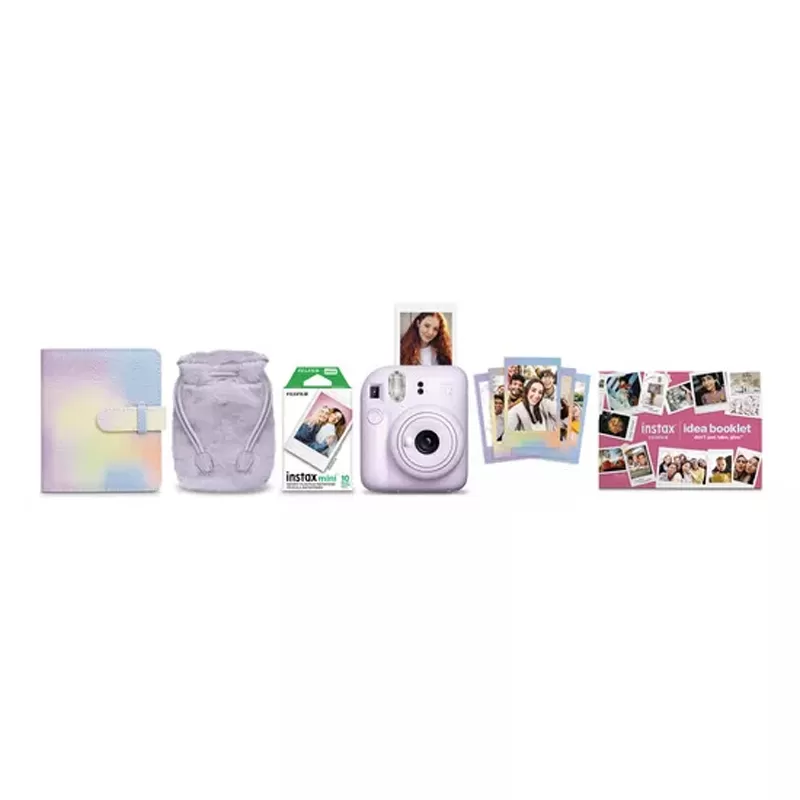 Cámara Instantánea Fujifilm Instax Mini 12 Holiday Bundle - Lilac Purple