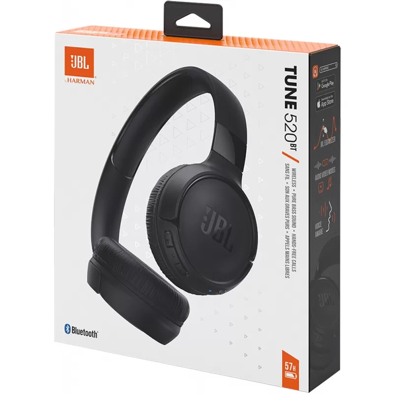 Auricular JBL Tune 520BT Bluetooth - Black