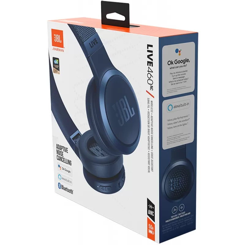 Auricular JBL Live 460NC Bluetooth - Blue