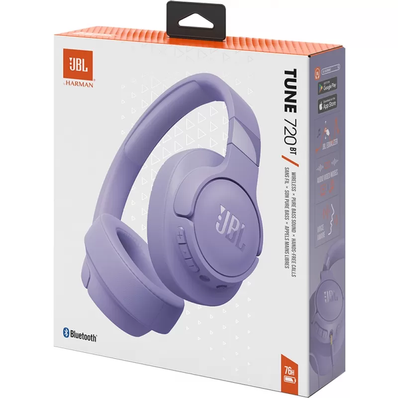 Auricular JBL Tune 720BT Bluetooth - Purple