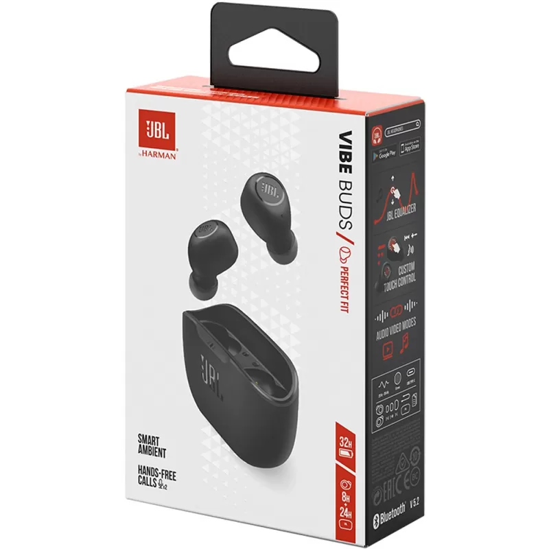 Auricular JBL Vibe Buds Bluetooth - Black