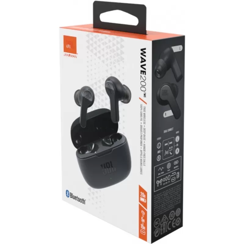 Auricular Wireless JBL Wave 200TWS - Black