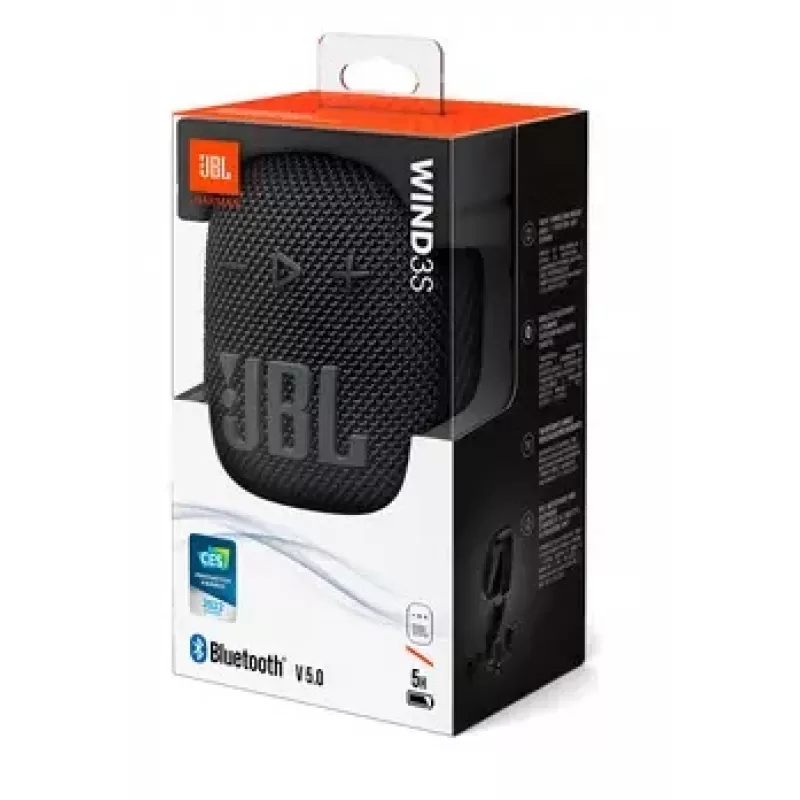 Speaker JBL Wind 3S Bluetooth Bike - Black