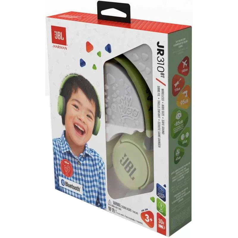 Auricular JBL JR310BT Kids Bluetooth - Green