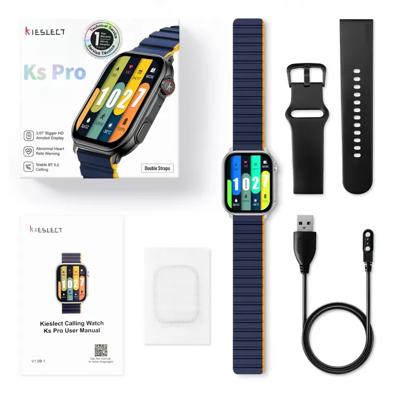 Reloj Smart Kieslect Calling Watch Ks Pro - Black