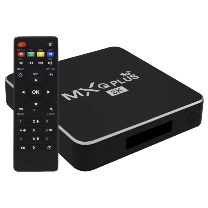 Receptor TV Box MXQ Plus 8K 5G 32/128GB - Black