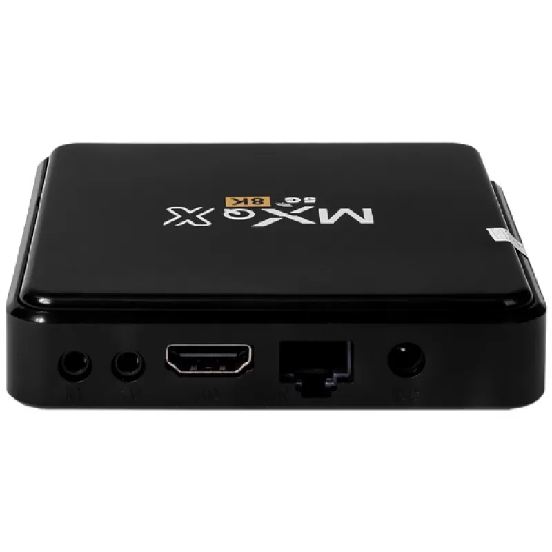 Receptor TV Box MXQ X 5G 8K 128/512GB - Black