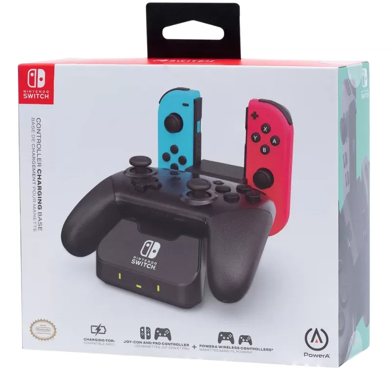 Base de Carga PowerA para Control Nintendo Switch - Black (1525991-01)