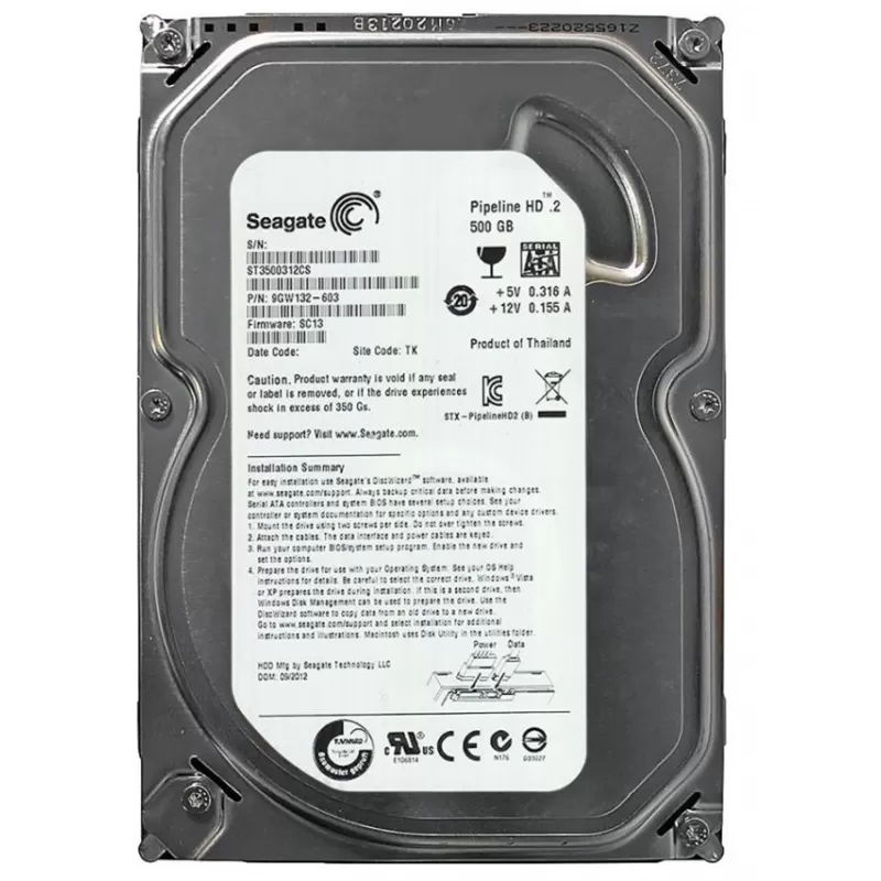 HD Interno SATA II Seagate Pipeline HD.2 Pull Slim...