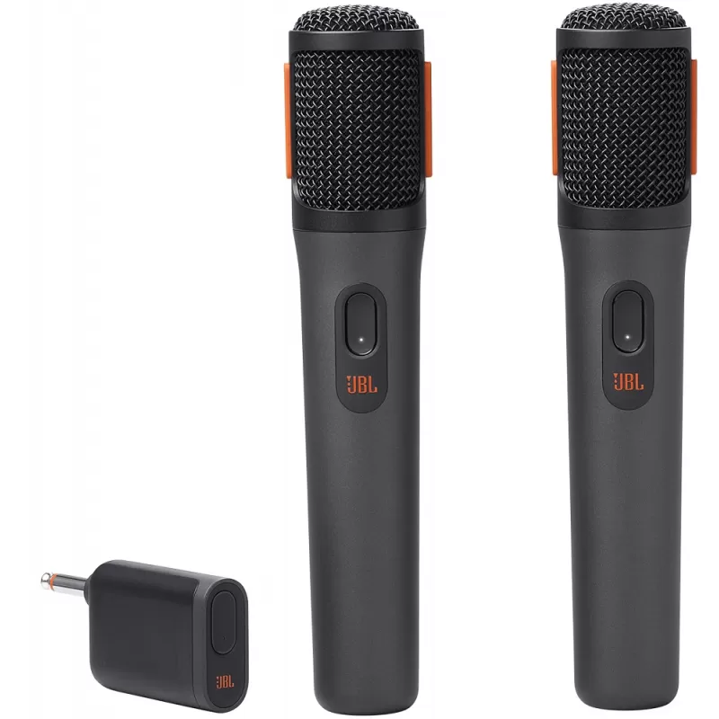 Micrófono JBL PartyBox Wireless Mic - Black (2 Un...