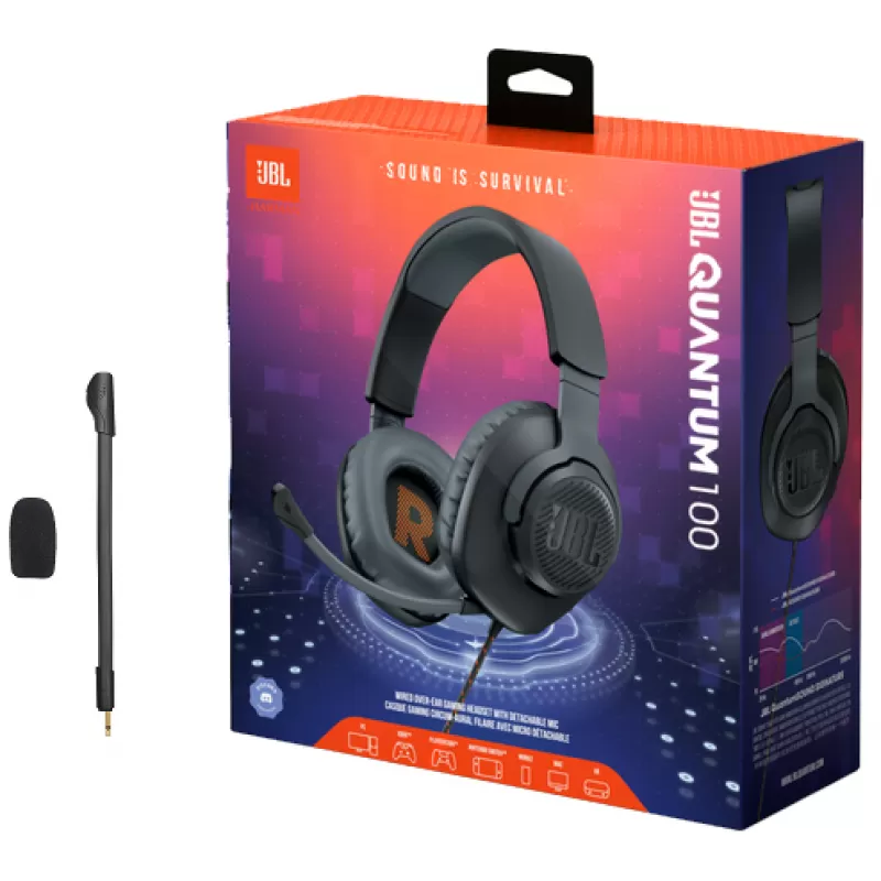 Auricular Gaming JBL Quantum 100 - Black