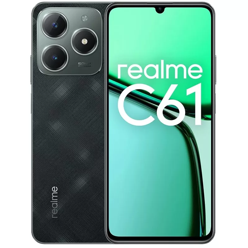 Smartphone Realme C61 RMX3930 DS LTE NFC 6.74" 4/128GB - Dark Green