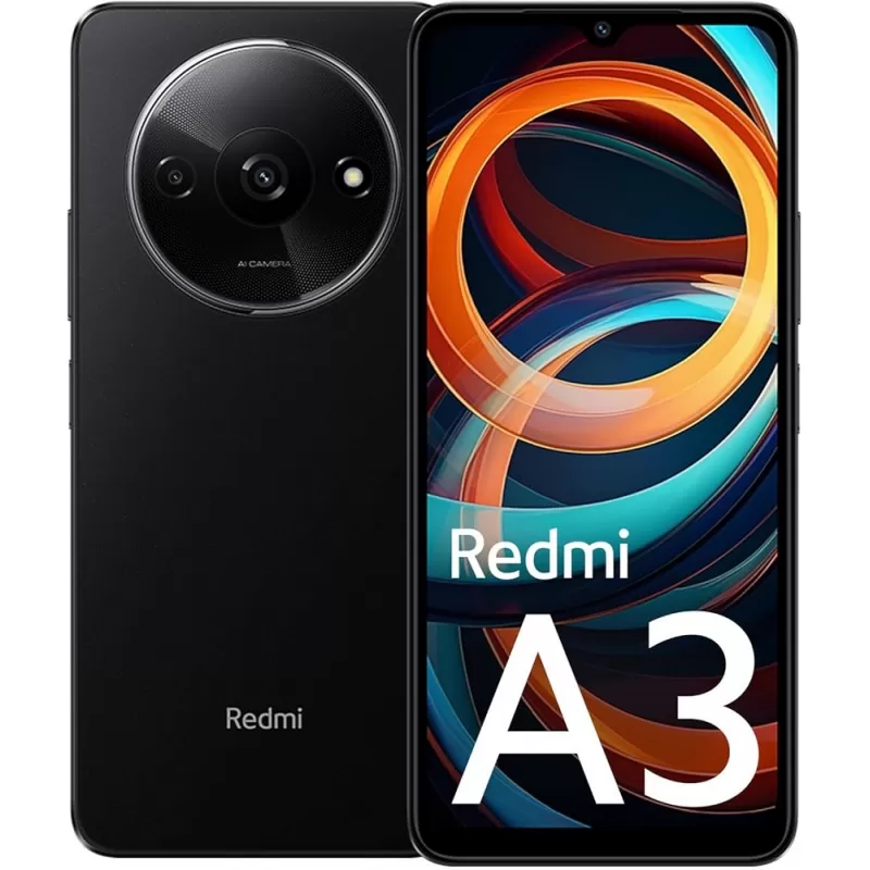 Smartphone Xiaomi Redmi A3 DS LTE 6.71" 3/64GB - Midnight Black