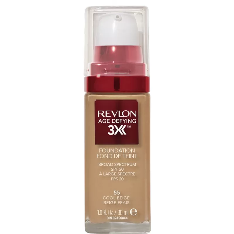 Base Revlon Age Defying 3X Foundation - 055 Cool B...