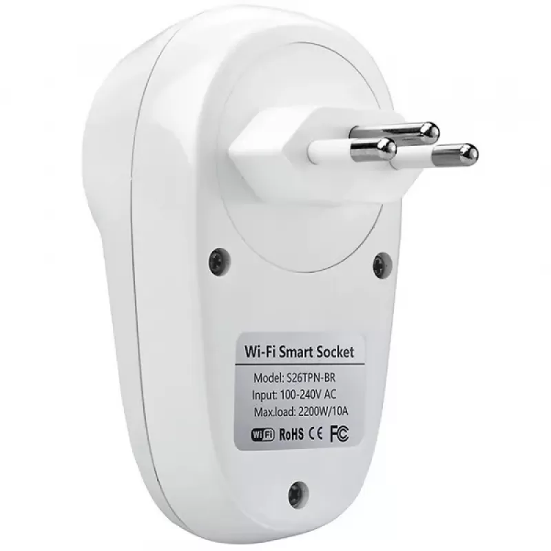 Enchufe Smart Sonoff S26R2TPN-BR Wi-Fi - White