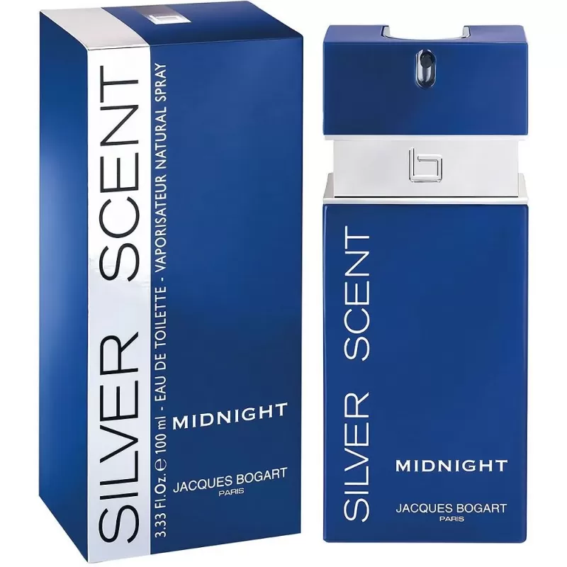 Perfume Jacques Bogart Silver Scent Midnight EDT Masculino - 100ml