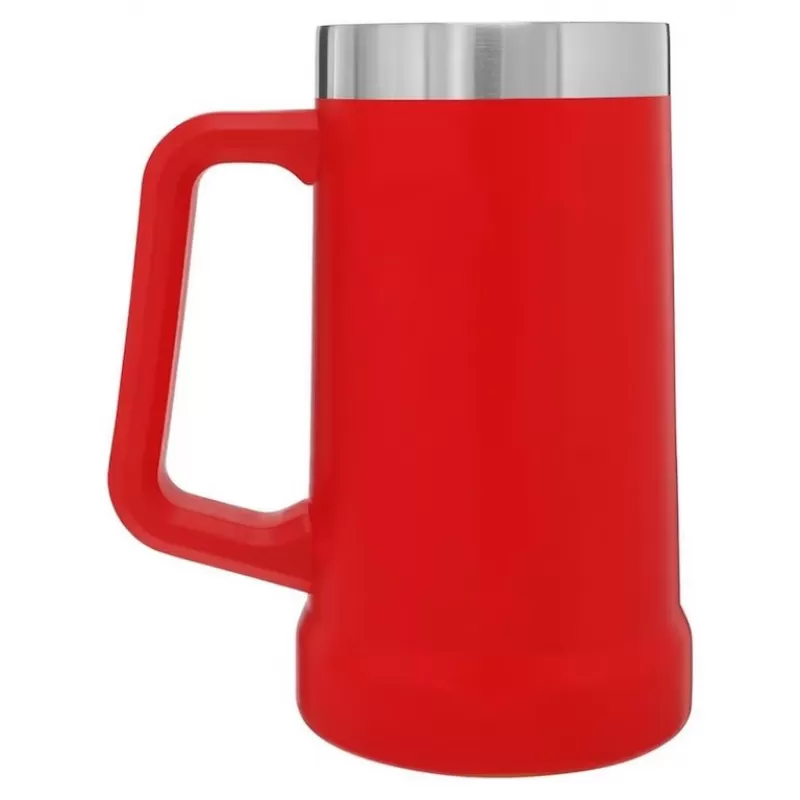 Manija Stanley Adventure The Big Grip Beer Stein 709ml - Red