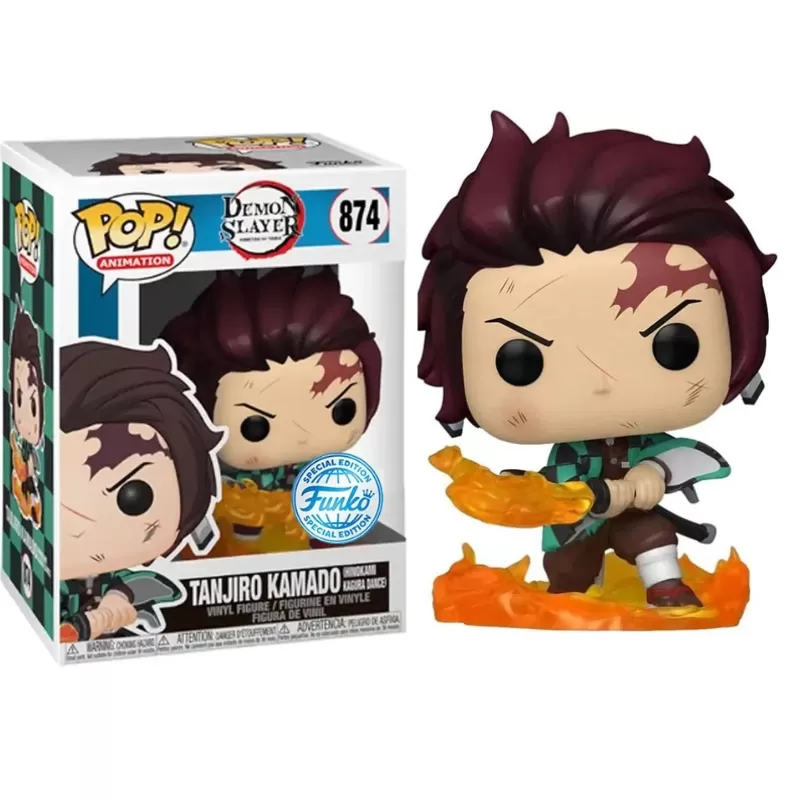 Muñeco Funko Pop! Demon Slayer - Tanjiro Kamado 8...