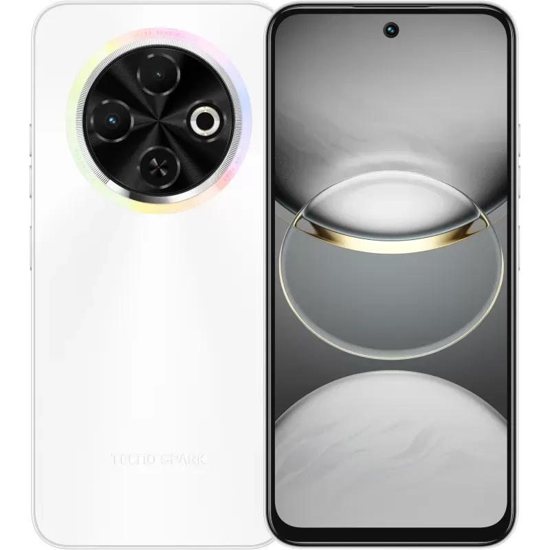 Smartphone Tecno Spark 30C KL5 DS LTE 6.67" 4/128GB - Orbit White