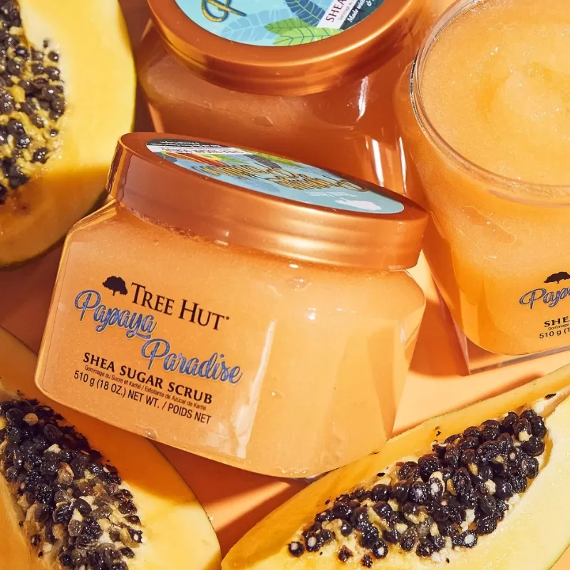 Exfoliante Corporal Tree Hut Shea Sugar 510g - Papaya Paradise