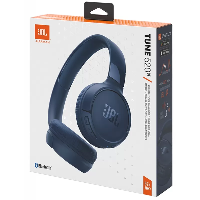 Auricular JBL Tune 520BT Bluetooth - Blue