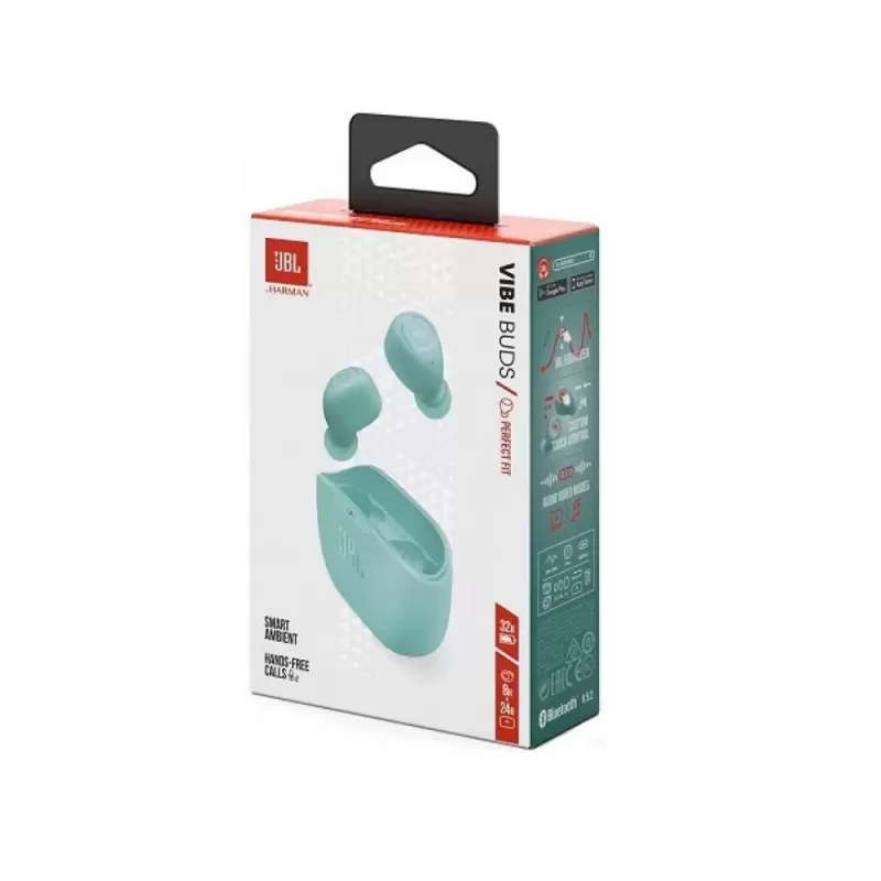 Auricular JBL Vibe Buds Bluetooth - Mint