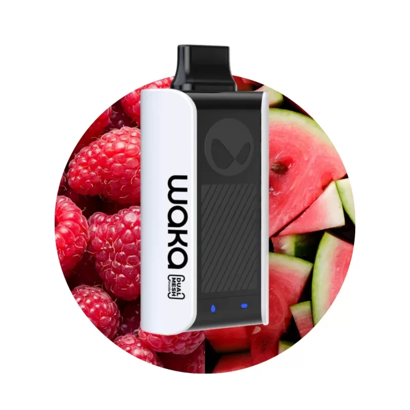 Vaper Descartable WAKA soPro PA10000 3% Nicotina 10000 Puffs - Raspberry Watermelon