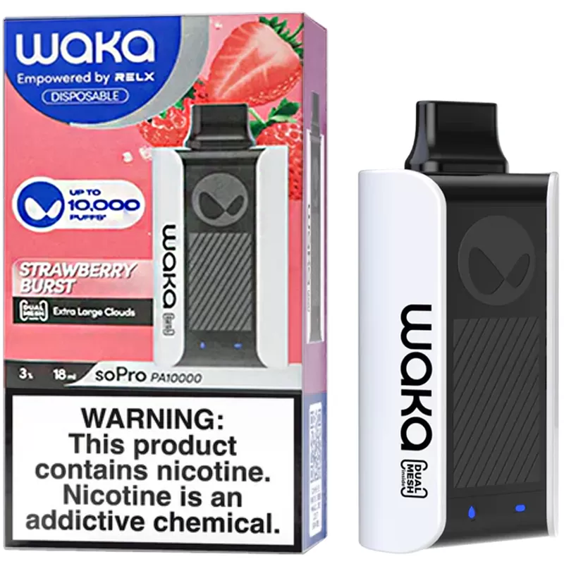 Vaper Descartable WAKA SoPro PA10000 3% Nicotina 1...